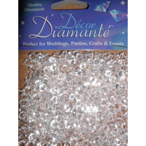6mm Diamante Crystals Wedding Birthday Party Table Confetti Decorations