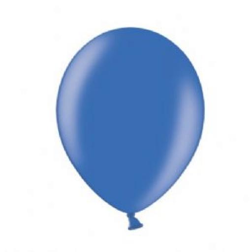 Belbal Metallic 11" Royal Blue Latex Balloons 50pk