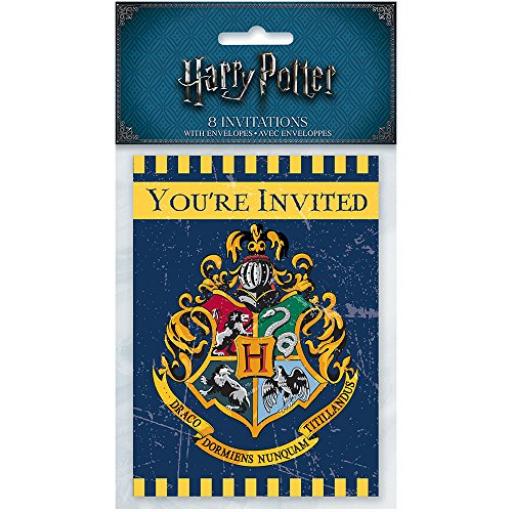 Harry Potter Party Invitations, 8ct