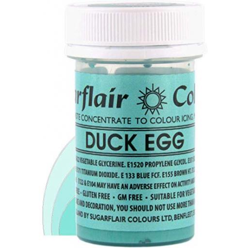 Sugarflair Spectral Paste Colour Duck Egg 25g