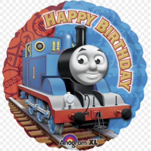Thomas the Tank Happy Birthday 17" Foil Balloon