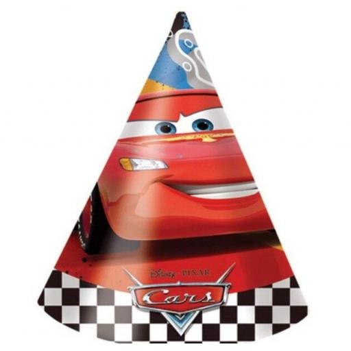 Disney Pixar Cars Paper Hats Birthday Party 6pk