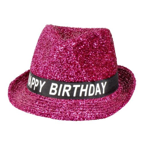 Boland hat Happy Birthday unisex one size pink