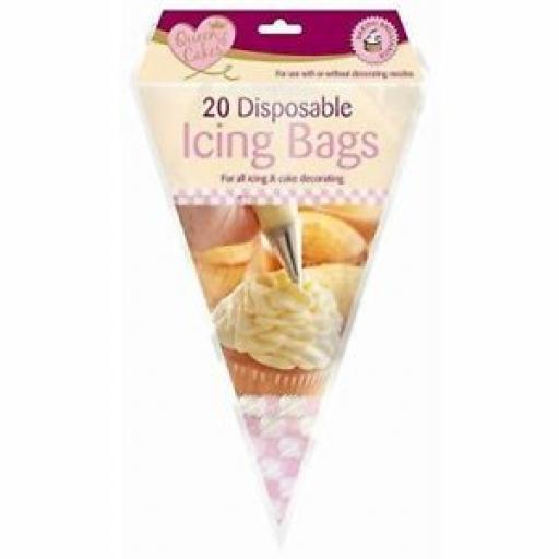 Disposable Icing Piping Bags 20 Pack