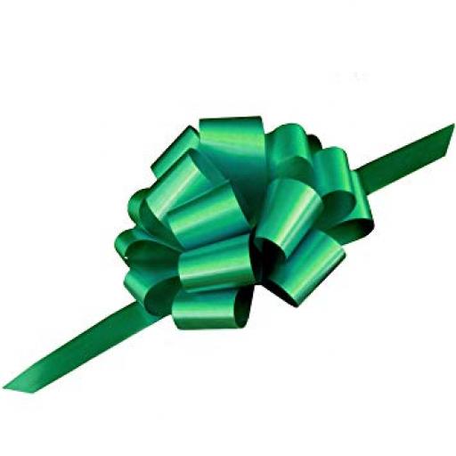 20 Cool Green Pull Bows (50mm)