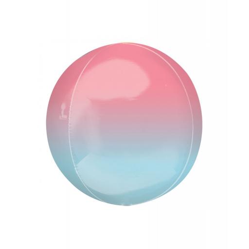 Pink & Blue Orbz Foil Balloon