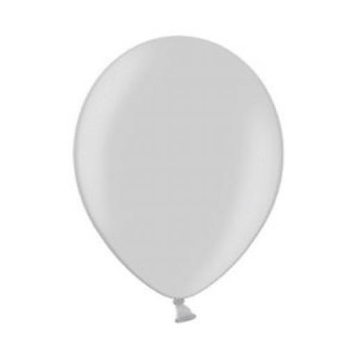 5 inch Metallic Latex Balloons 100pk