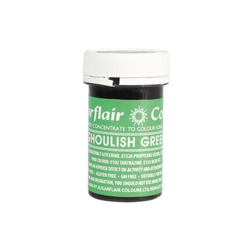 Sugarflair Ghoulish Green Spectral Paste Concentrate Colouring 25g