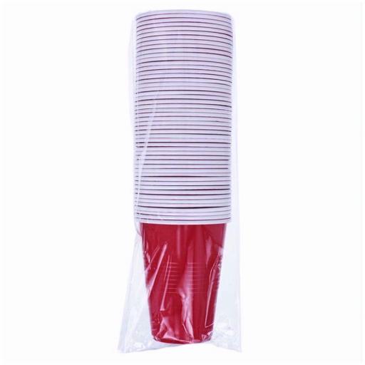 50 Red Beer Cups