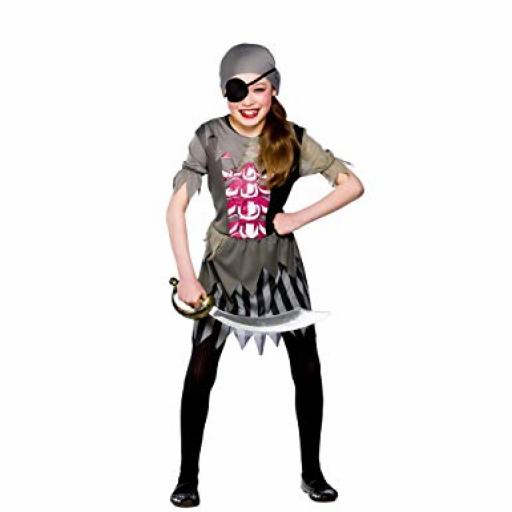 Zombie Pirate Girl 5-7 yrs
