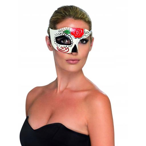 Day Of The Dead Half Eyemask