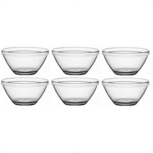 12 Mini Clear Plastic Bowls -1 oz