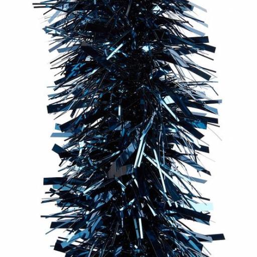 Festive Quality Chunky Christmas Tinsel - 38grm - 2 Meter - Midnight Blue