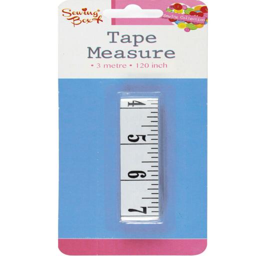 3m 120" Flat Tape Measure for Tailor Sewing Cloth Soft Body Measuring Ruler