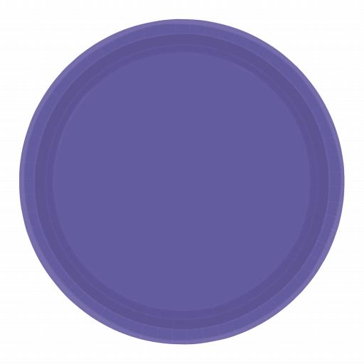 New Purple Paper Plates 8pk