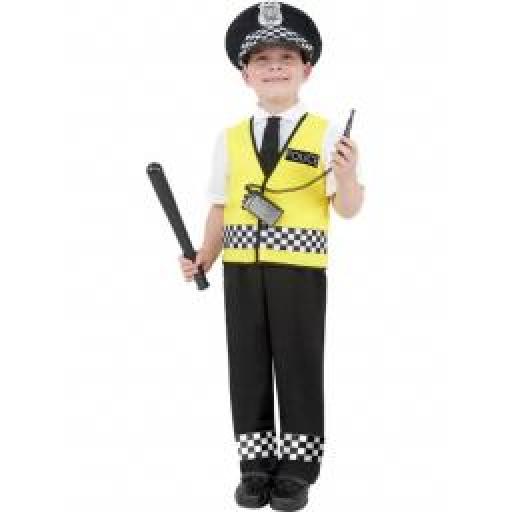 Police Boy Children Costume Age 7-9
