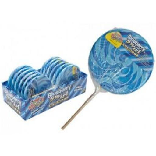 Blueberry Swirl Candy Lolly Pop 125g