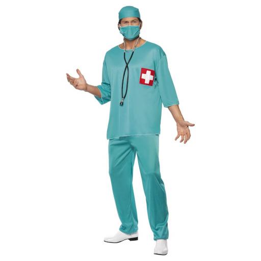 Green Surgeon Costume Size L