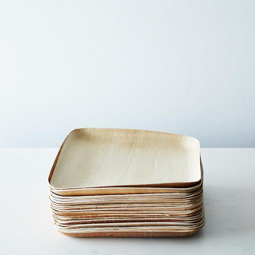 Biodegradable Wooden Plates 6pk