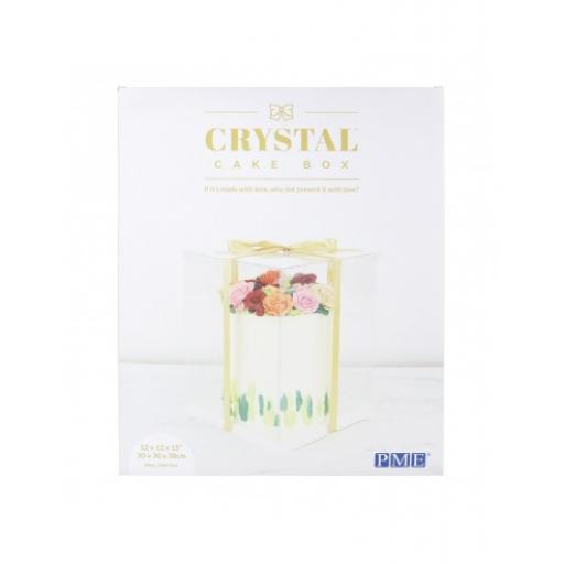 Crystal Cake Box 12 x 12 x 15"
