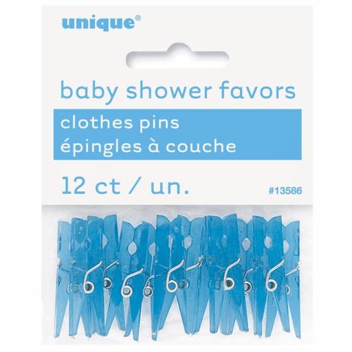 Unique Baby Clothespin Favours 12 pcs