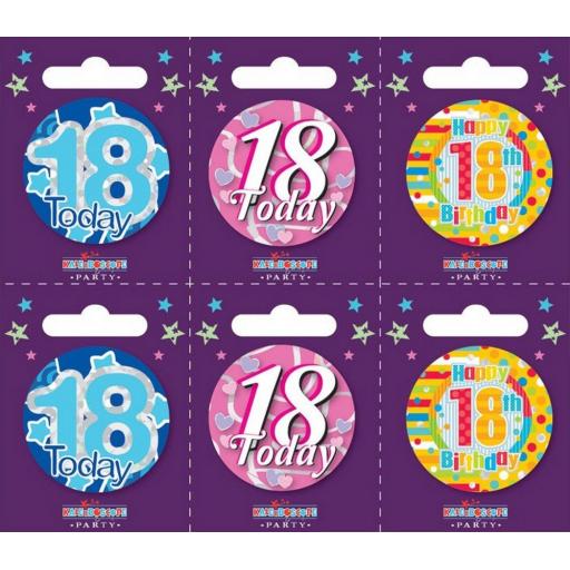 Age 18 Birthday Badge