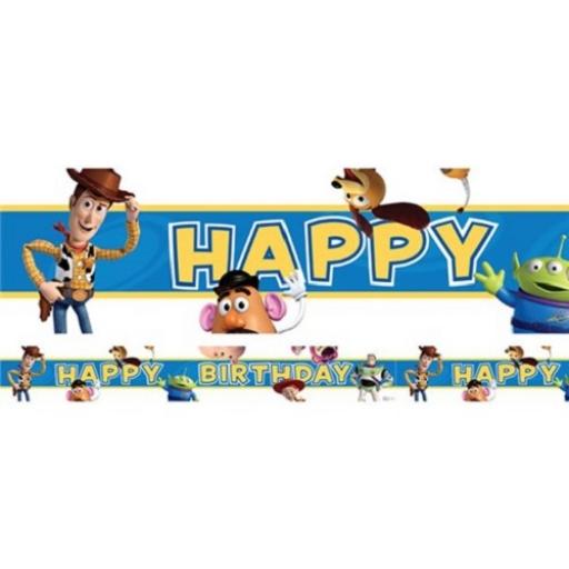 Toy Story Foil Happy Birthday Banner 4.5m