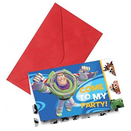 Toy Story Invitation 6pk