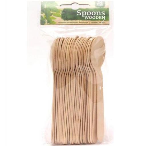 Wooden Spoons 24pk