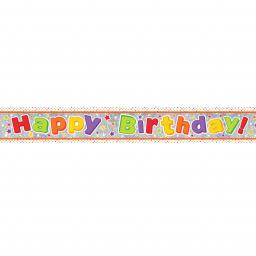 Happy Birthday Holographic Foil Banner 2.7m.jpg