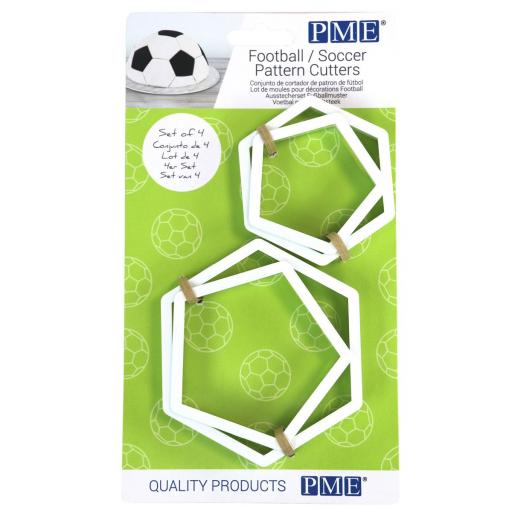Pme  Footballs/Soccer Pattern  Cutters Set/4