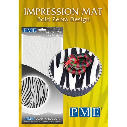Impression Mat Bold Zebra Designe