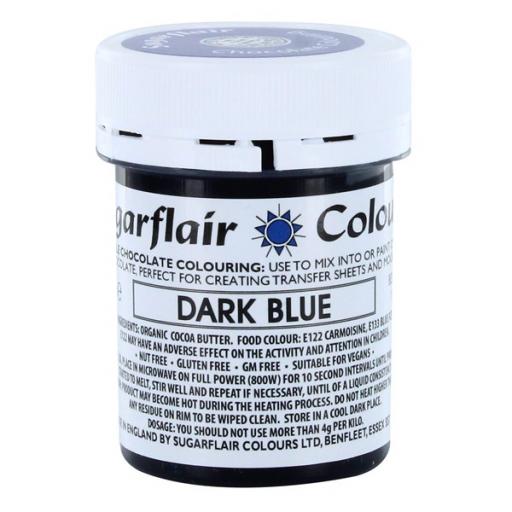 Dark Blue Sugarfalir Chocolate Colouring