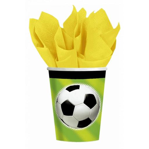 Football Paper Cups 8pk