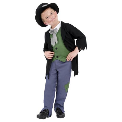 Dodgy Victorian Boy Costume, Black