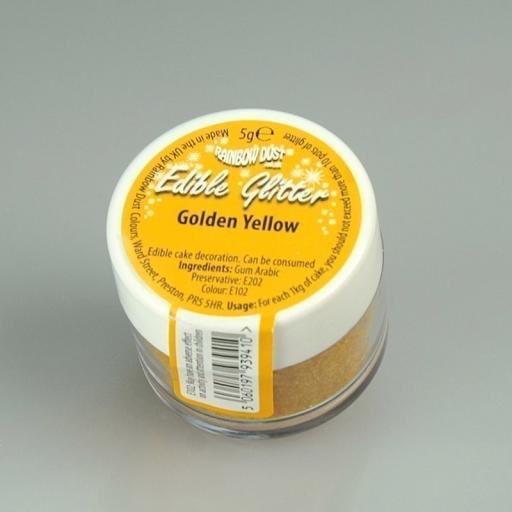 Golden Yellow Edible Glitter 5g