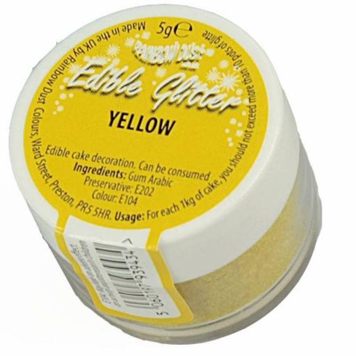 Yellow Edible Glitter 5g