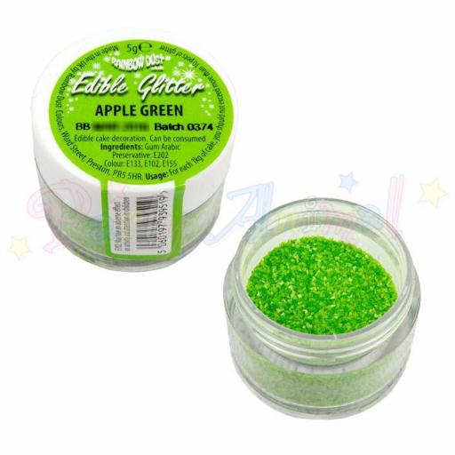 Apple Green Edible Glitter 5g