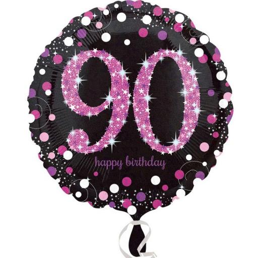 Happy 90th Birthday Foil Balloon 18in