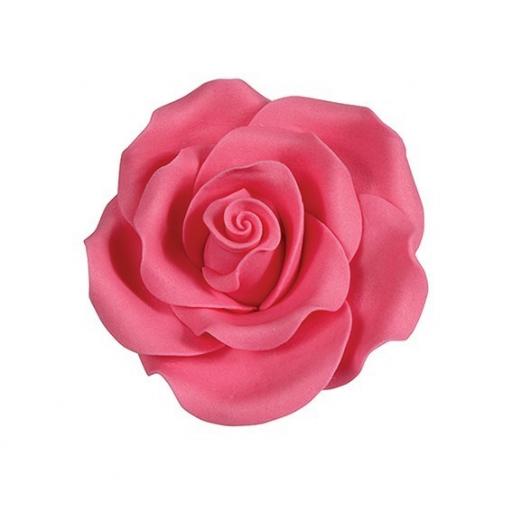 Edible Sugarsoft Roses Bright Pink 63mm