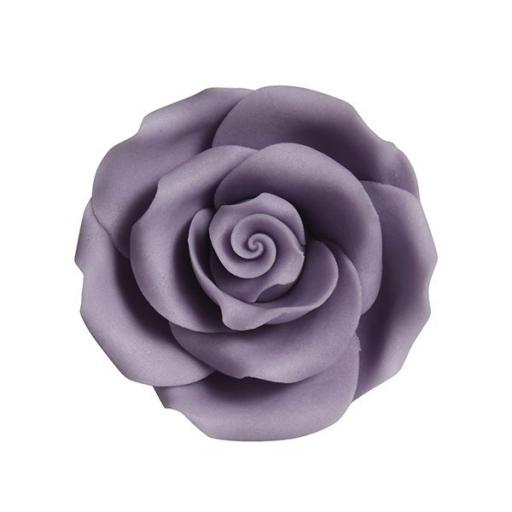 Edible Sugarsoft Roses Lilac 50mm