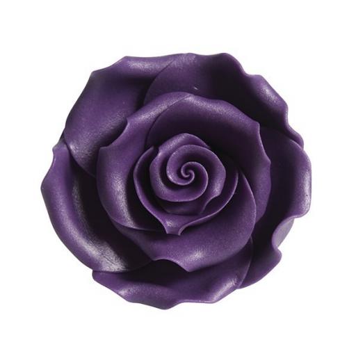 Edible Sugarsoft Roses Violet 38mm
