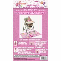 Pink 1st Birthday High Chair Decoration Kit.jpg