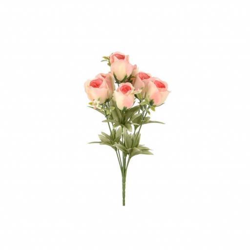 Artificial Pink Roses In Bunch