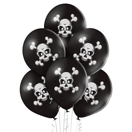 Skulland Crossbones Pastel Balloons