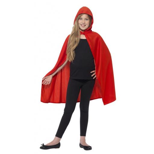 Red Hooded Cape Size M/L