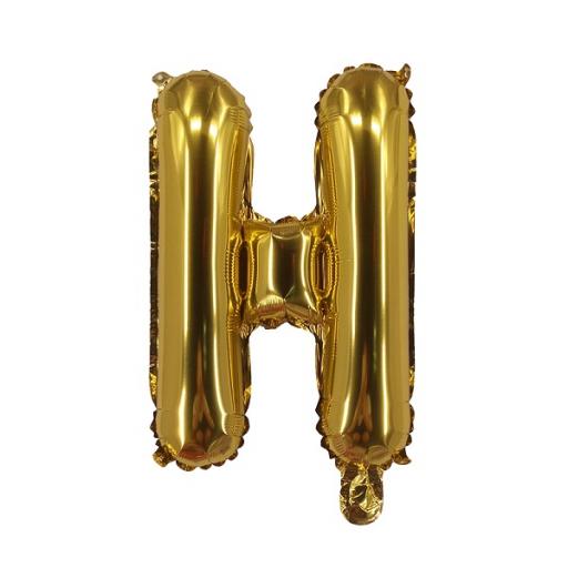 14 Inch Gold Air Foil Balloon H