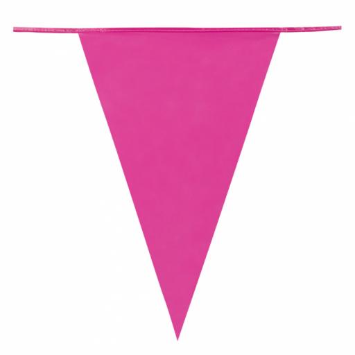PE giant bunting Pc. PE giant bunting hot pink (10 m)