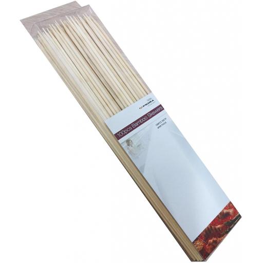 200 Bamboo Skewers 30Cm(L)x4mm Thick