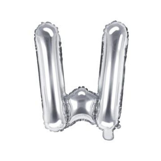 14 Inch Silver Air Foil Balloon W